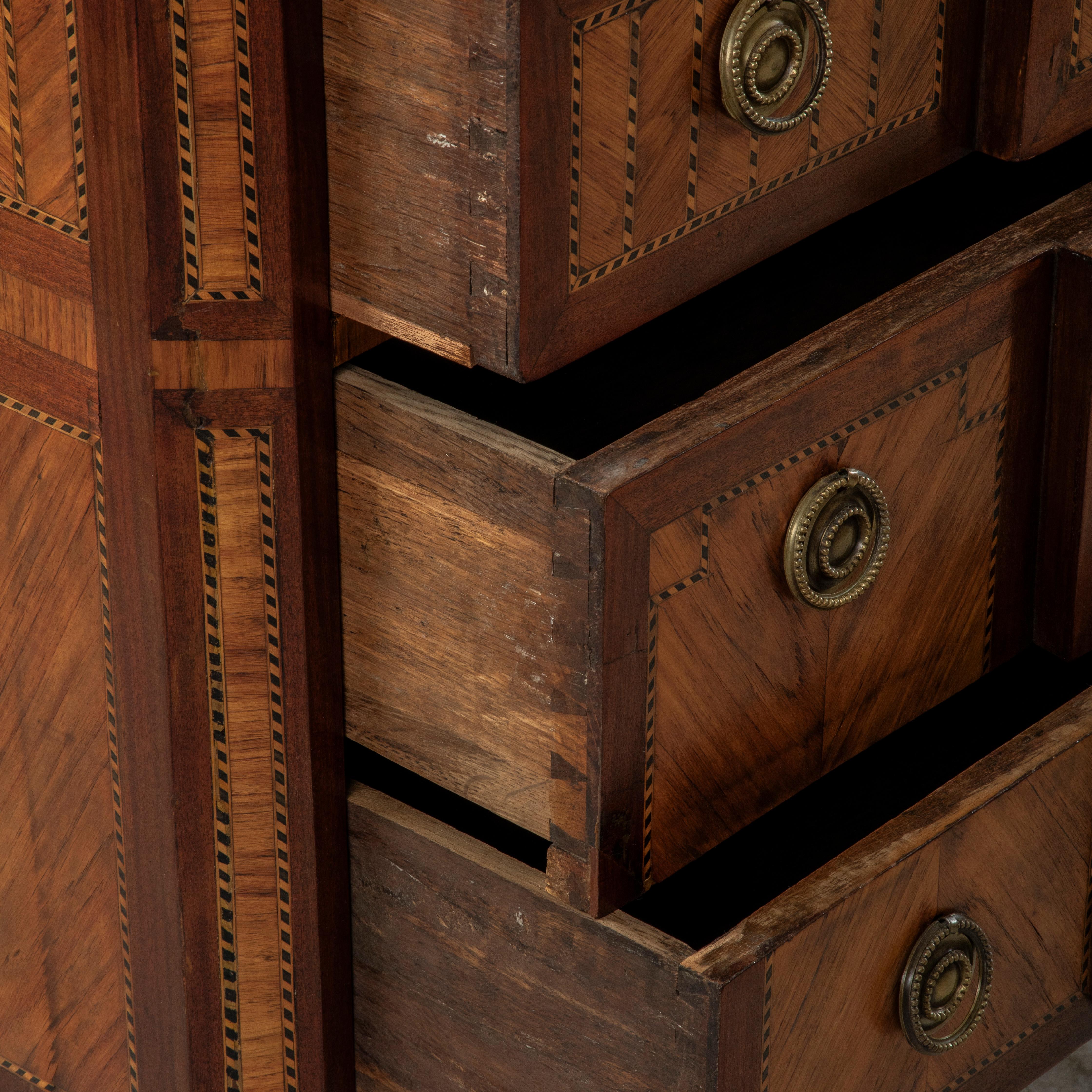 Late 18th Century French Louis XVI Period Marquetry Commode, Chest of Drawers For Sale 3