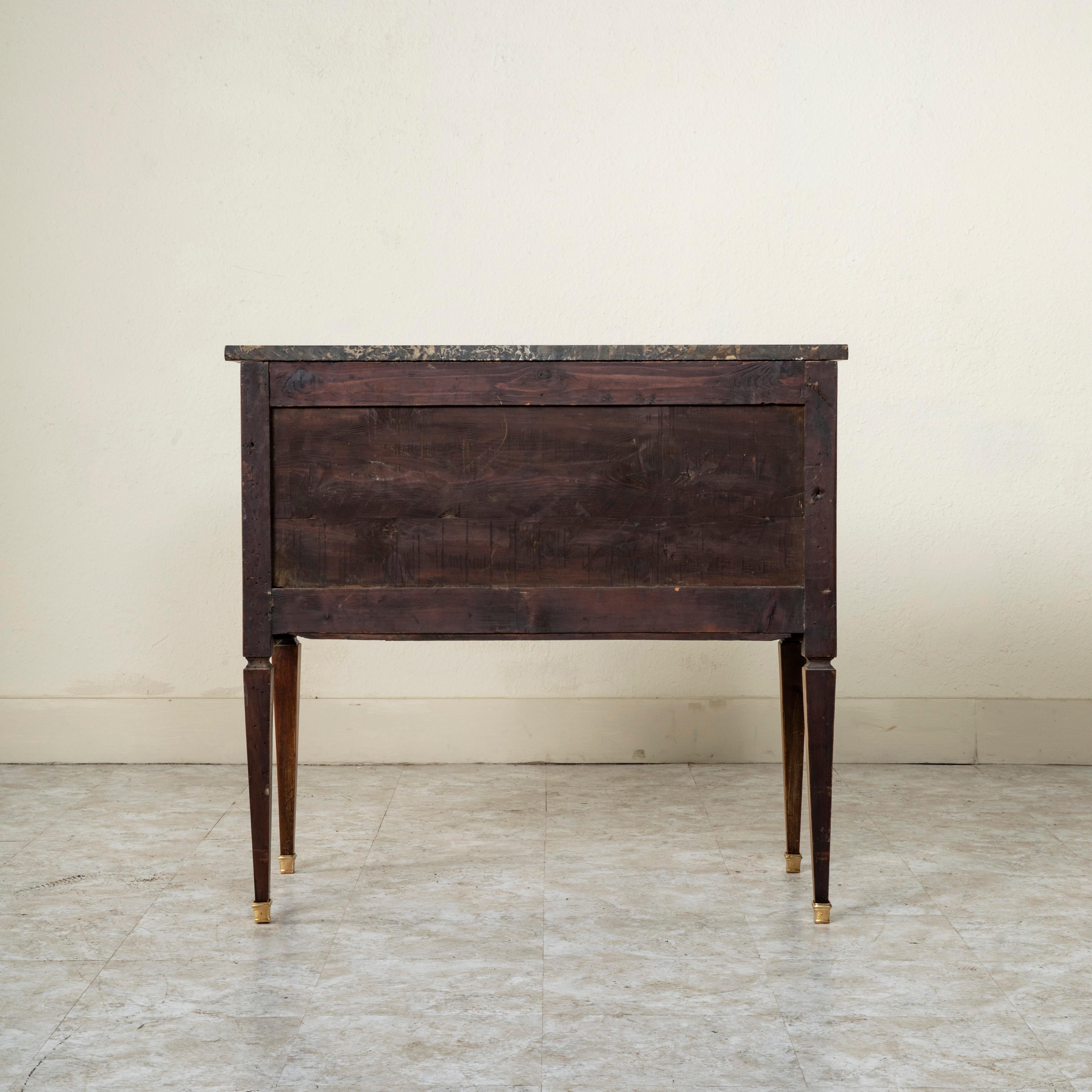Late 18th Century French Louis XVI Period Marquetry Rosewood Commode, Chest For Sale 1