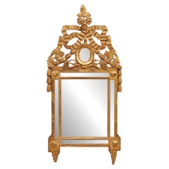 Spätes 18. Jahrhundert Französisch Louis XVI provenzalischen Giltwood Spiegel