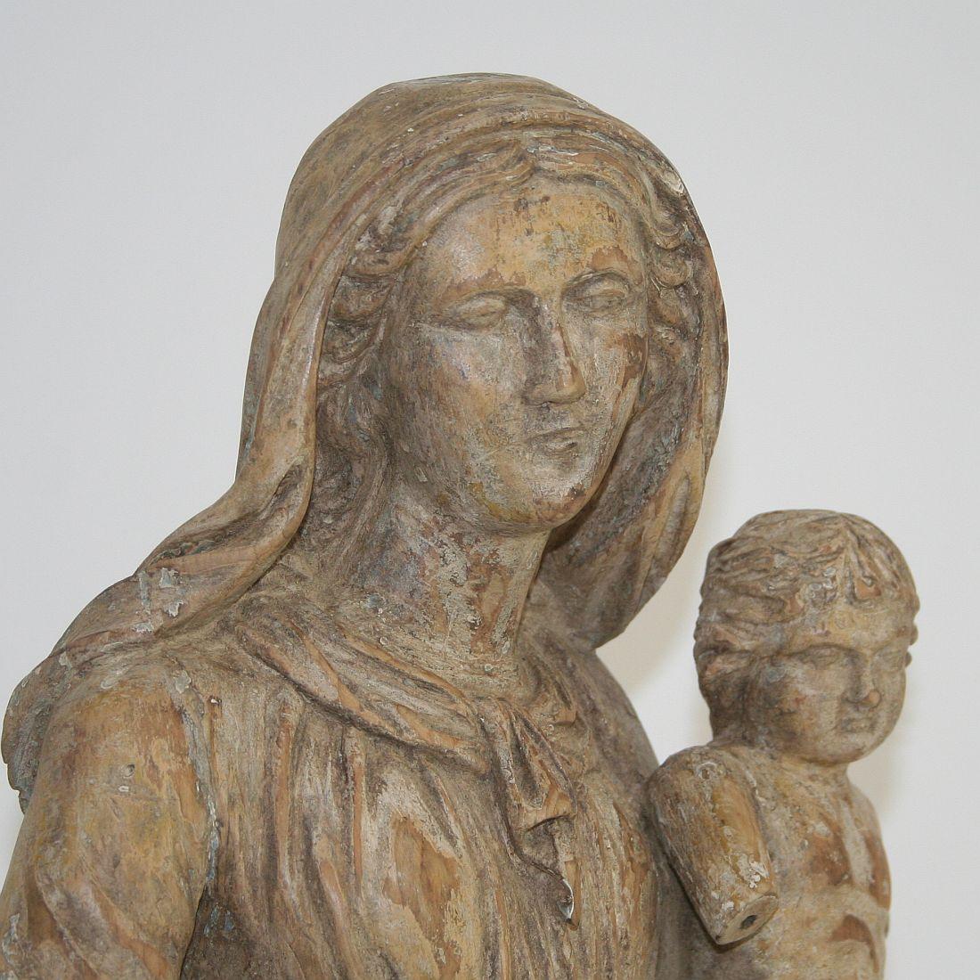 Late 18th Century French Neoclassical Madonna with Child 4