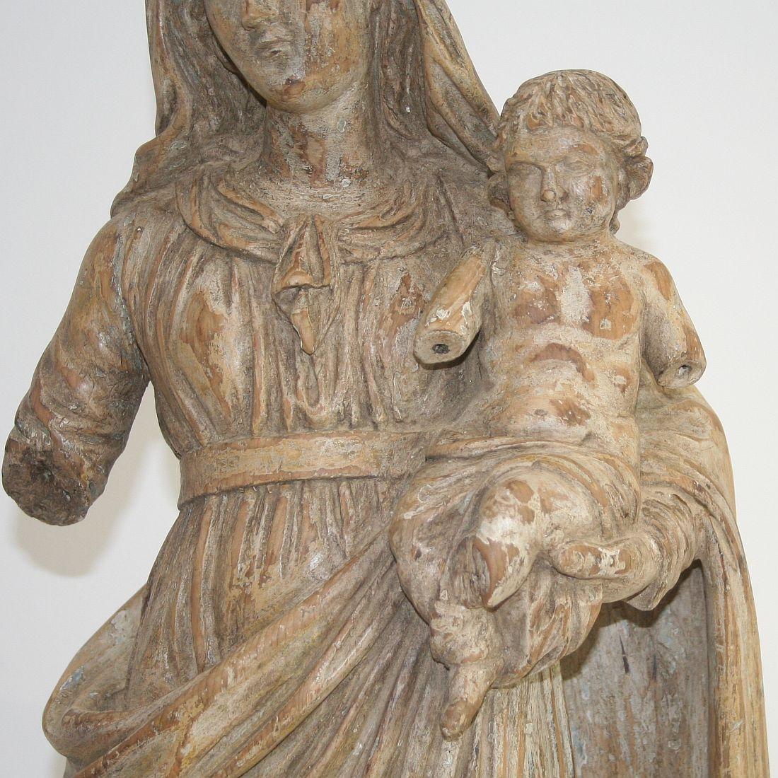 Late 18th Century French Neoclassical Madonna with Child 5