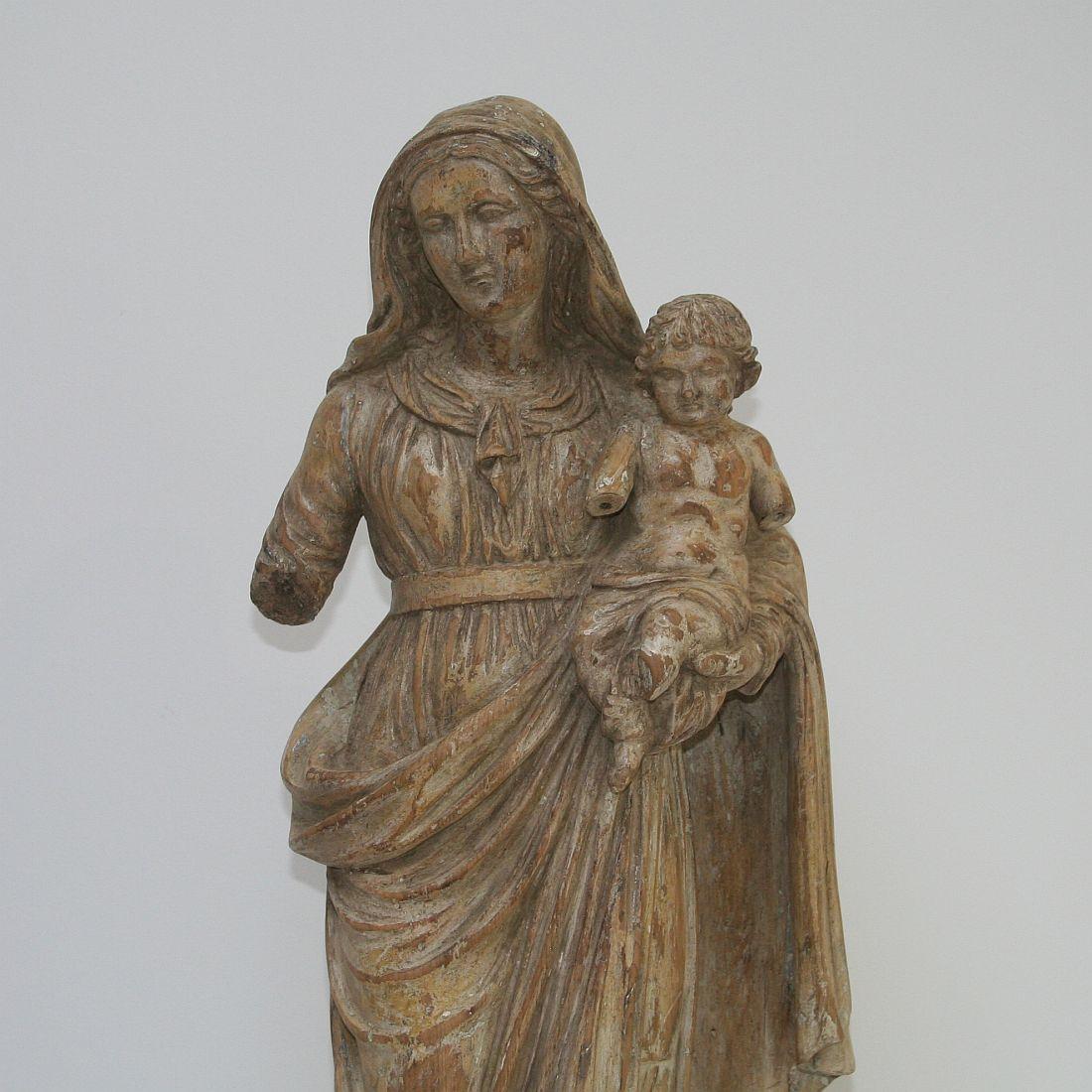 Late 18th Century French Neoclassical Madonna with Child 1