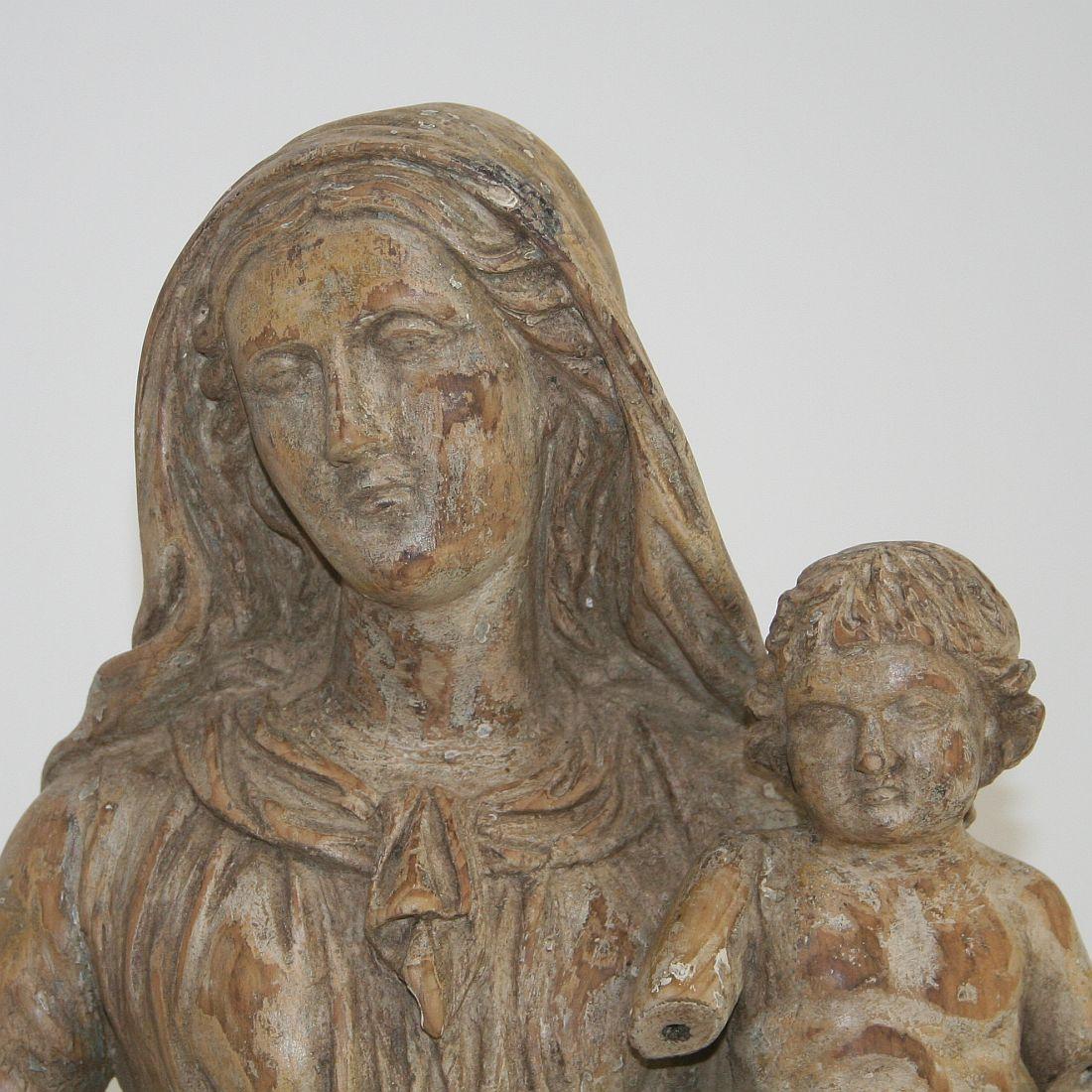 Late 18th Century French Neoclassical Madonna with Child 3