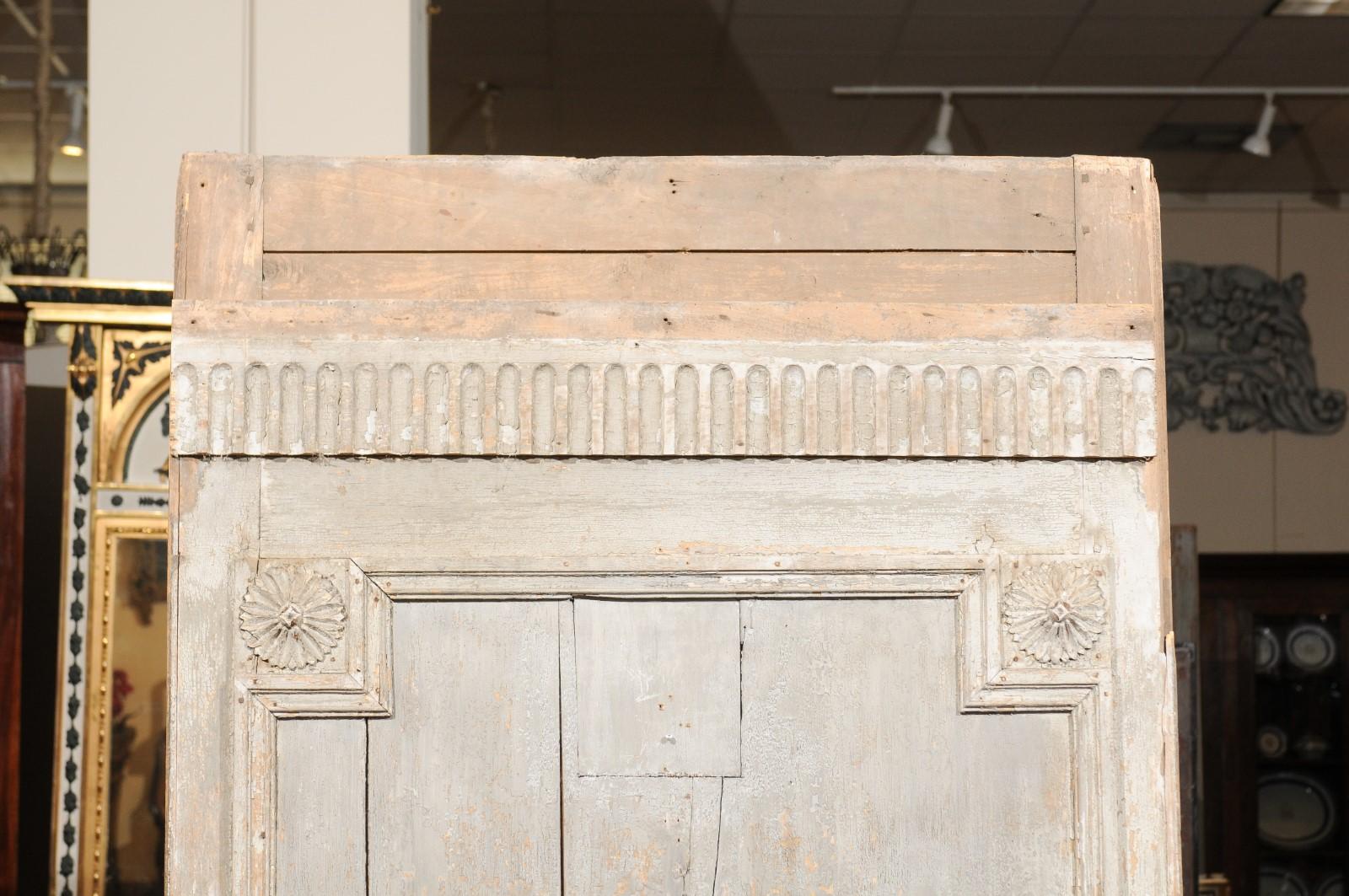 Late 18th Century French Painted Architectural Panel For Sale 3