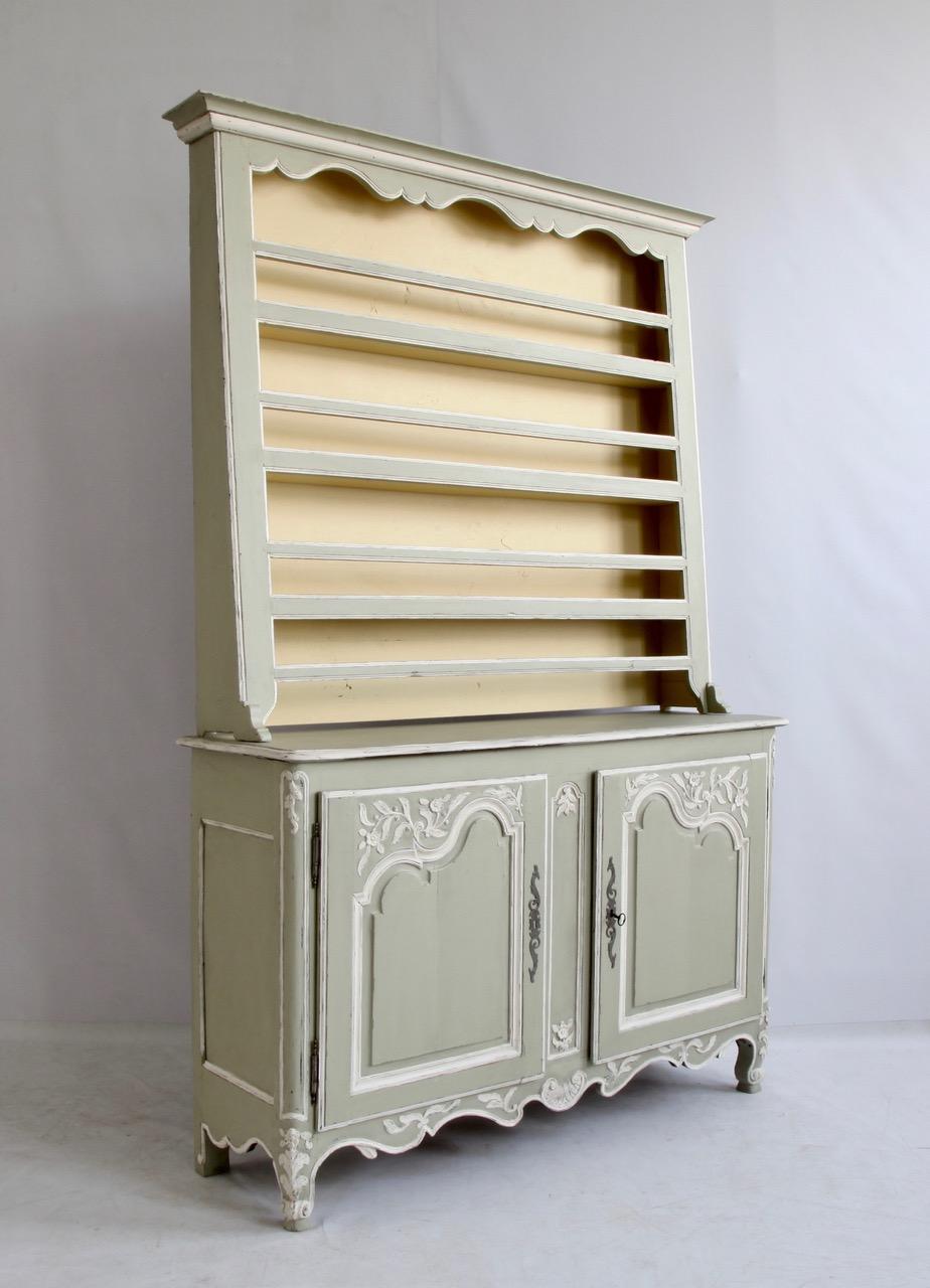 Louis XV Late 18th Century French Painted Vaisselier For Sale