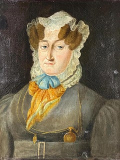 Late 18th Century French Portrait of a Lady, Oil on Canvas, circa 1790–1800