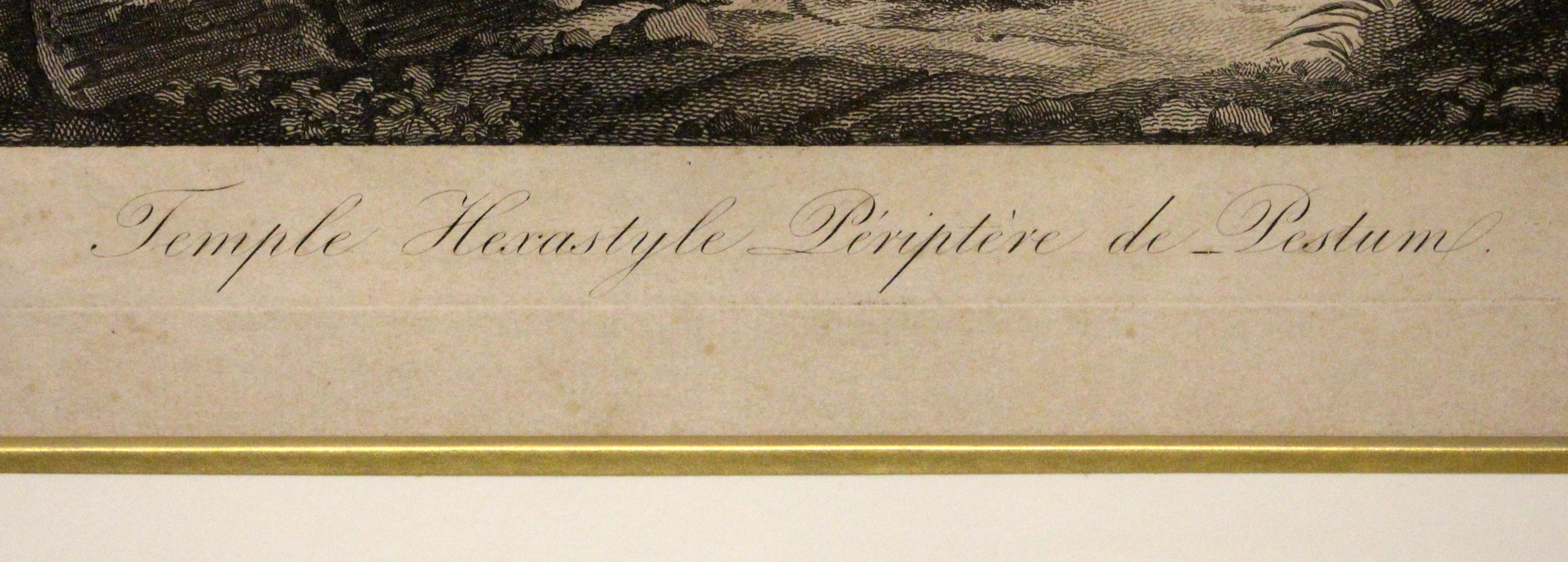 Französischer Druck des späten 18. Jahrhunderts 