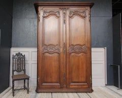 Late 18th Century French Provincial Louis XVI Cabinet or Armoire made of Oak