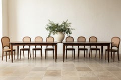Late 18th Century French Provincial Oak Long Communal Dining Table