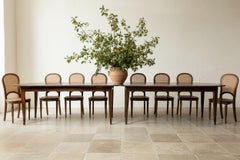 Late 18th Century French Provincial Oak Long Communal Dining Table