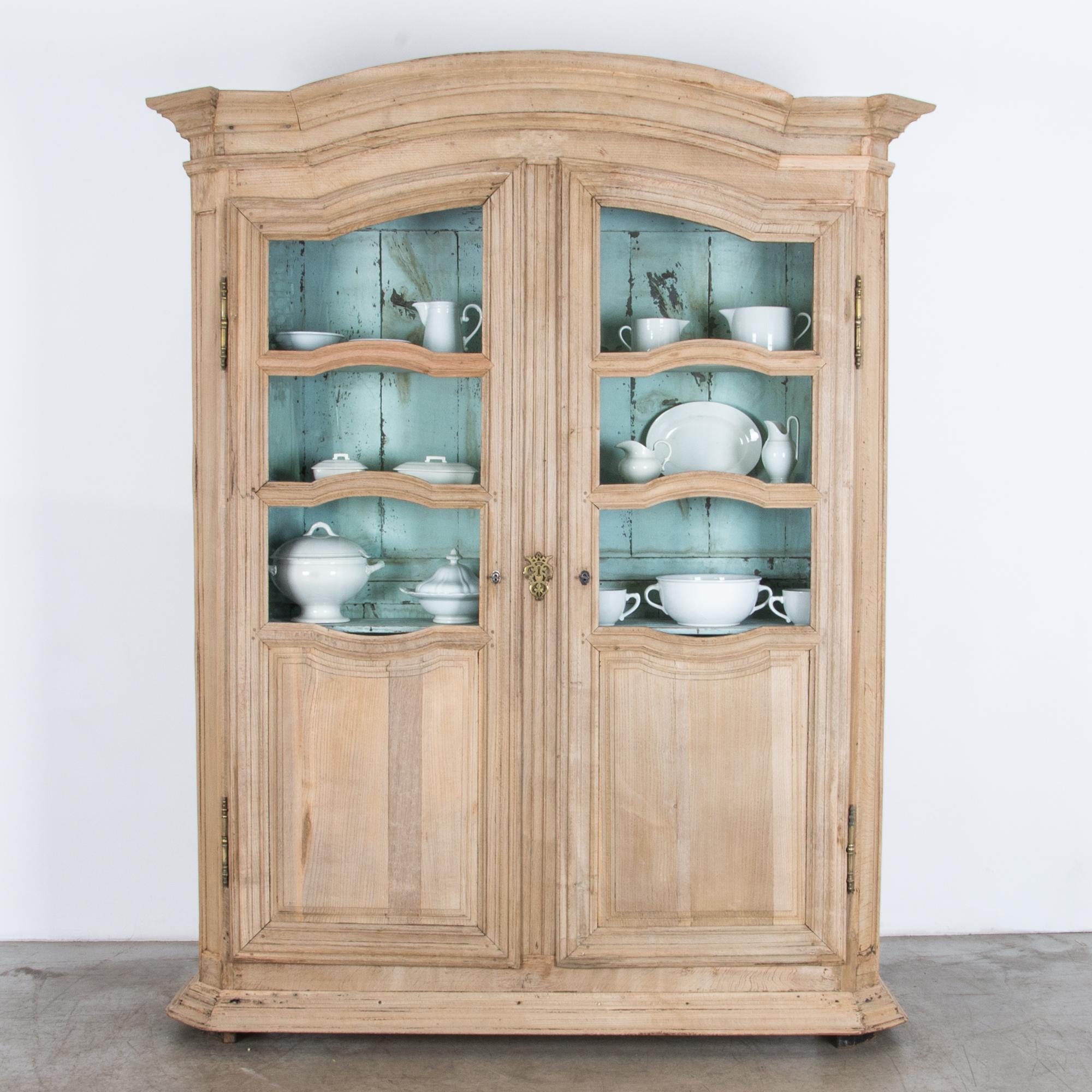 Late 18th Century French Provincial Two-Door China Cabinet 7