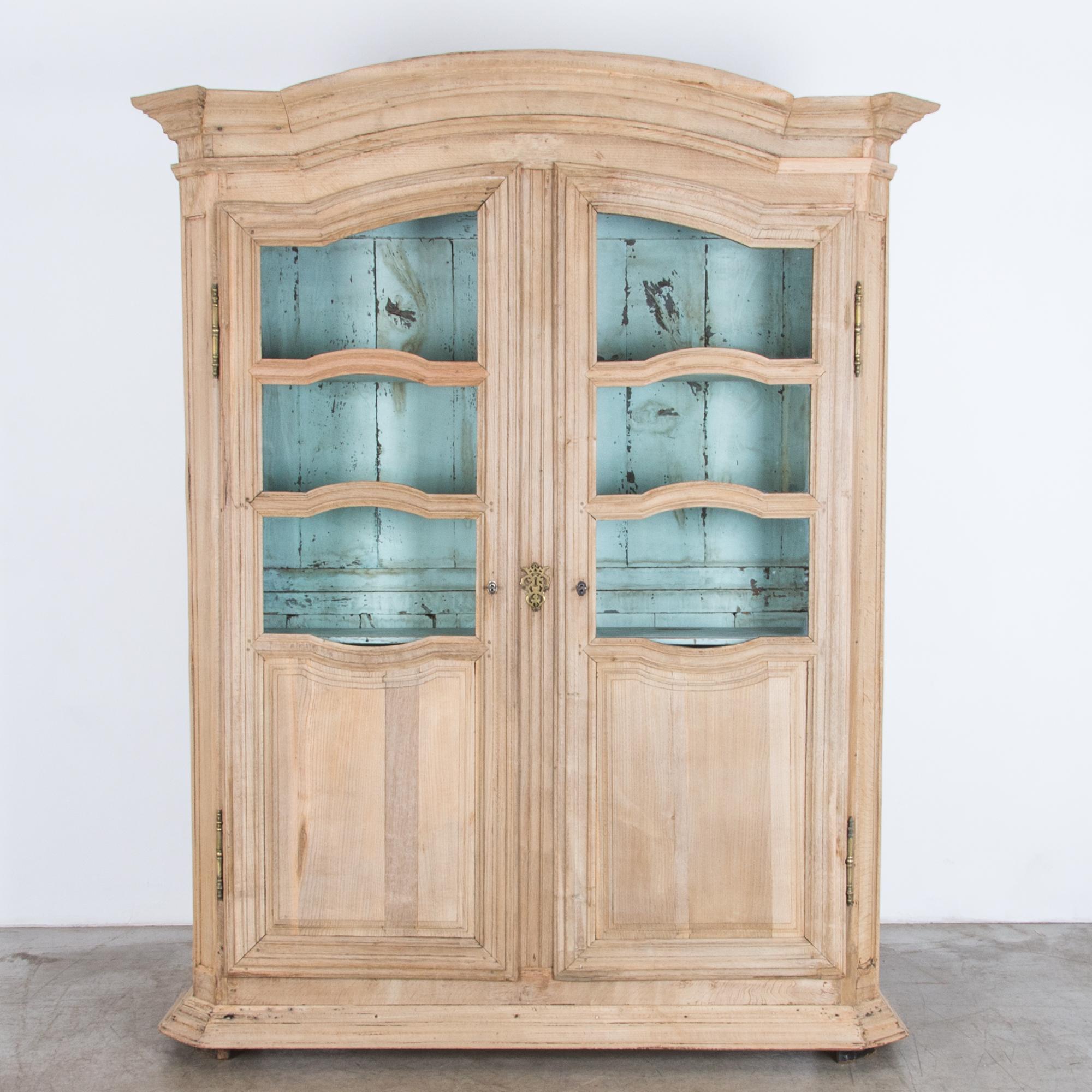 Late 18th Century French Provincial Two-Door China Cabinet 14