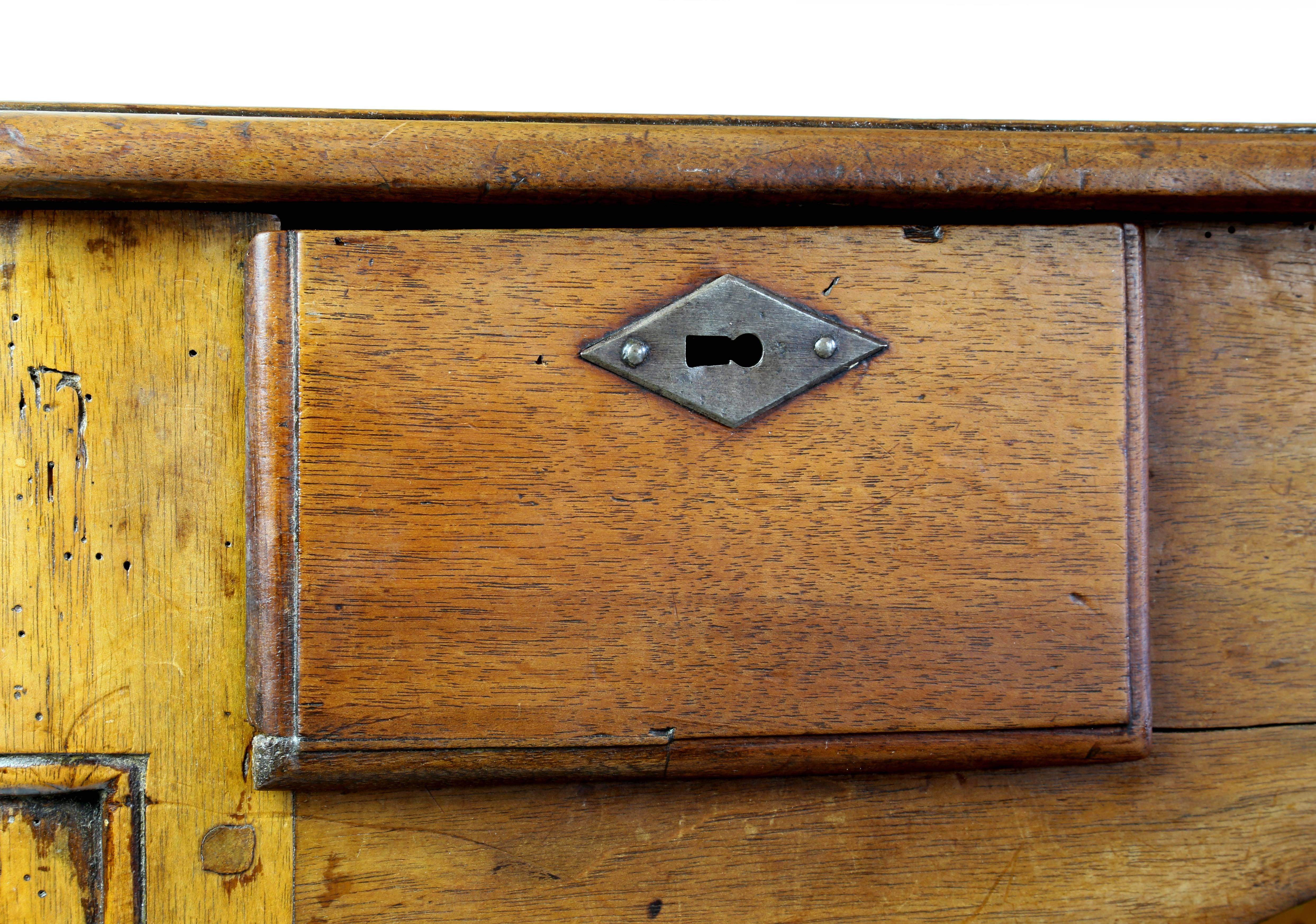 Late 18th Century French Provincial Walnut Sideboard In Good Condition For Sale In Austin, TX