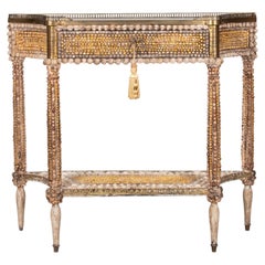 Late 18th Century French Shell Console Table