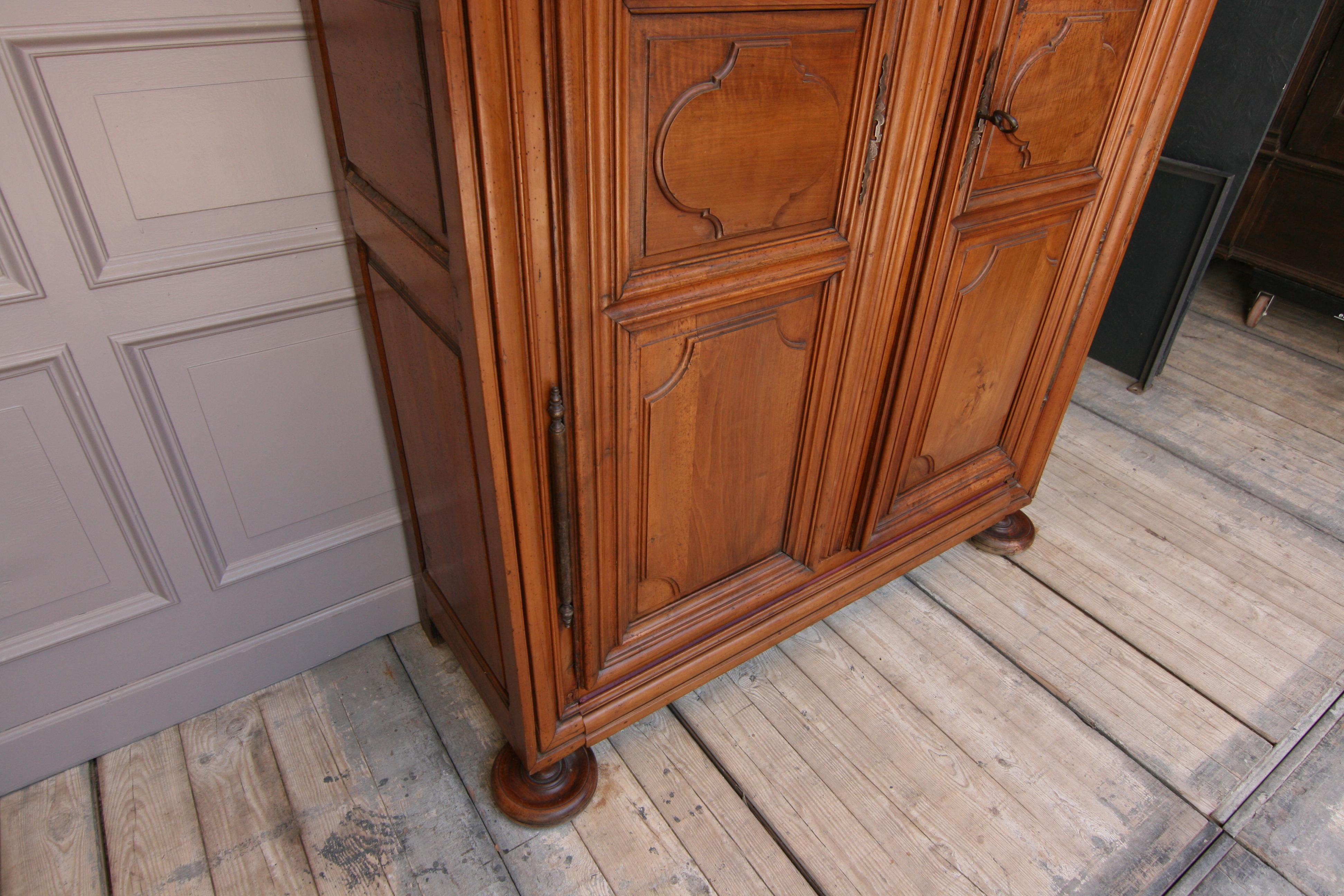 18th Century French Louis XIV Walnut Armoire 10