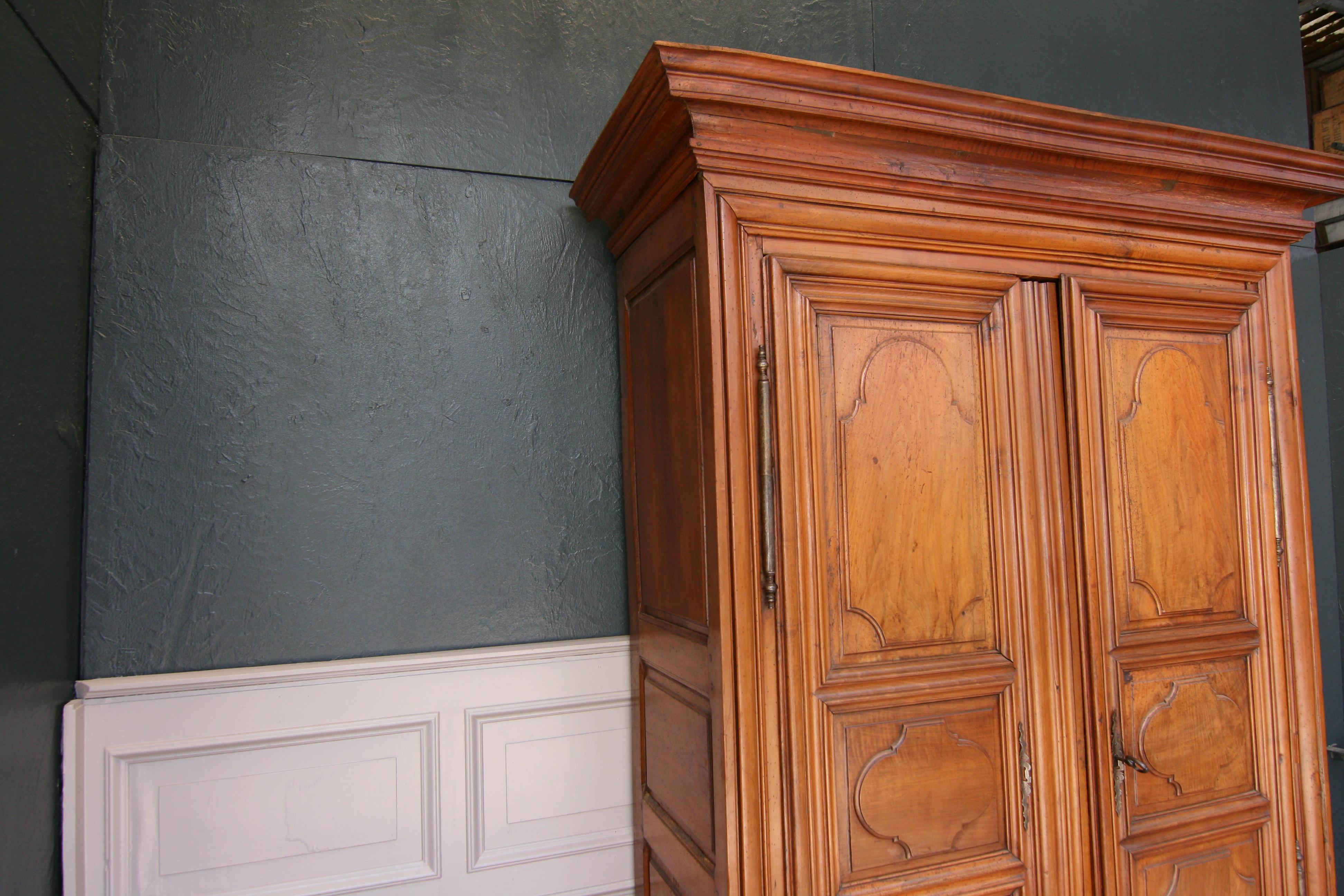 18th Century French Louis XIV Walnut Armoire 11