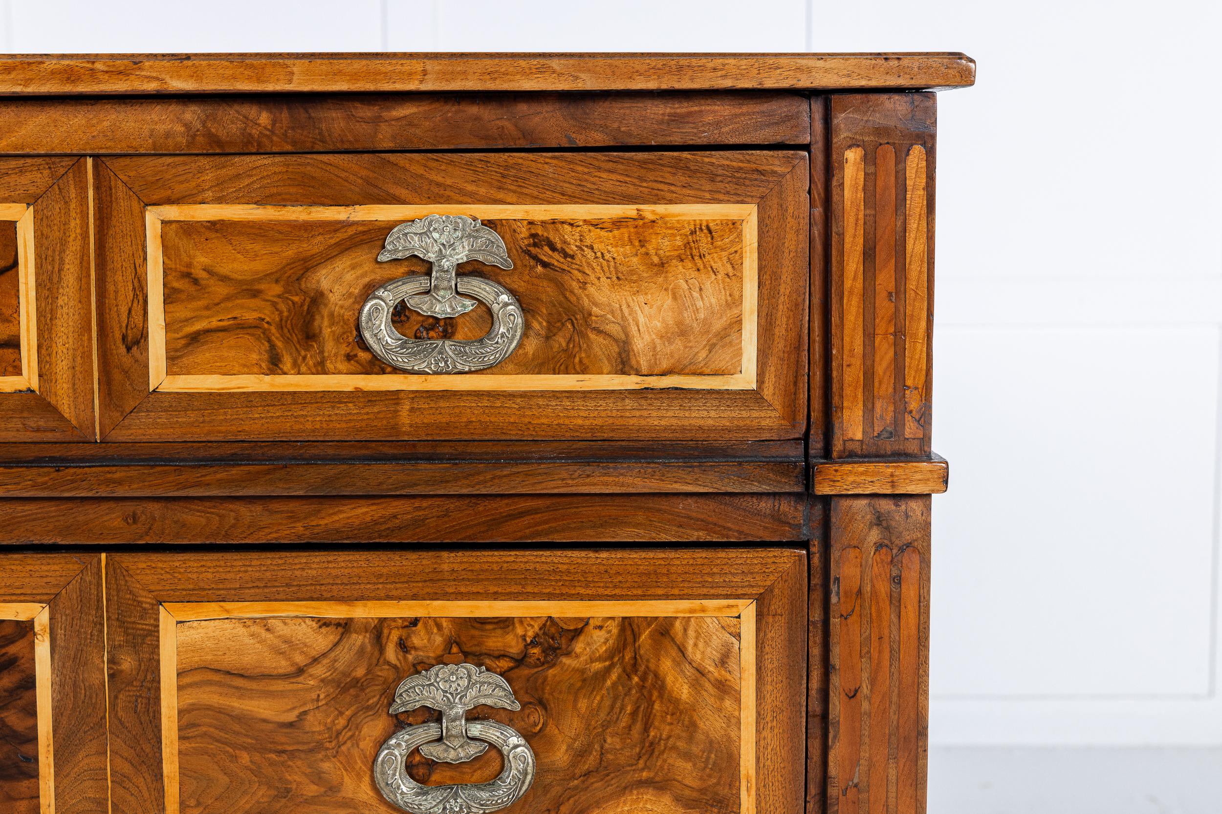 Late 18th Century French Walnut Commode For Sale 2