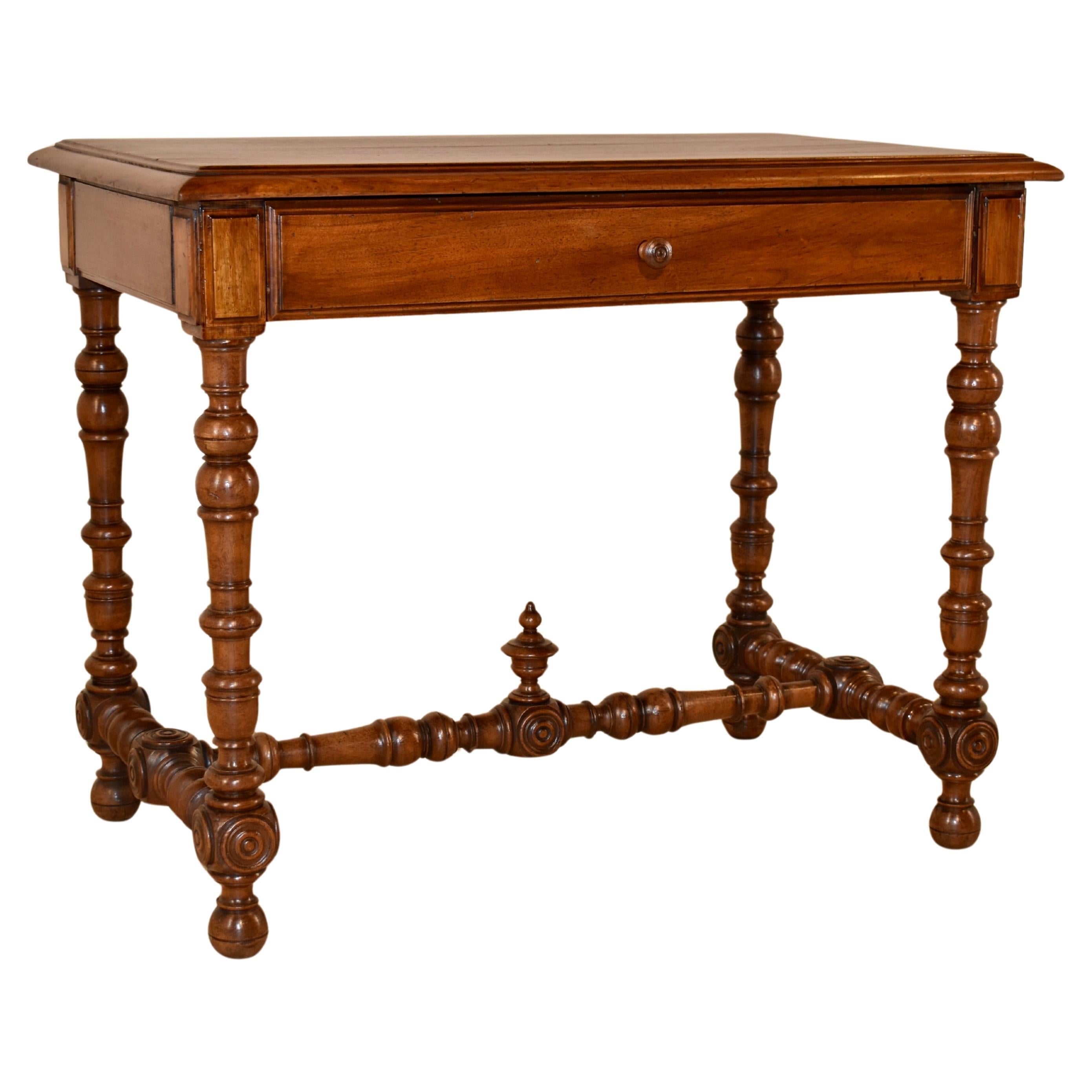 Late 18th Century French Walnut Side Table