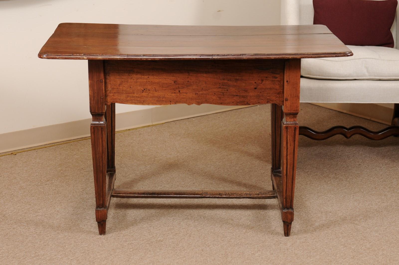 Late 18th Century French Walnut Writing Table/Work Table 7