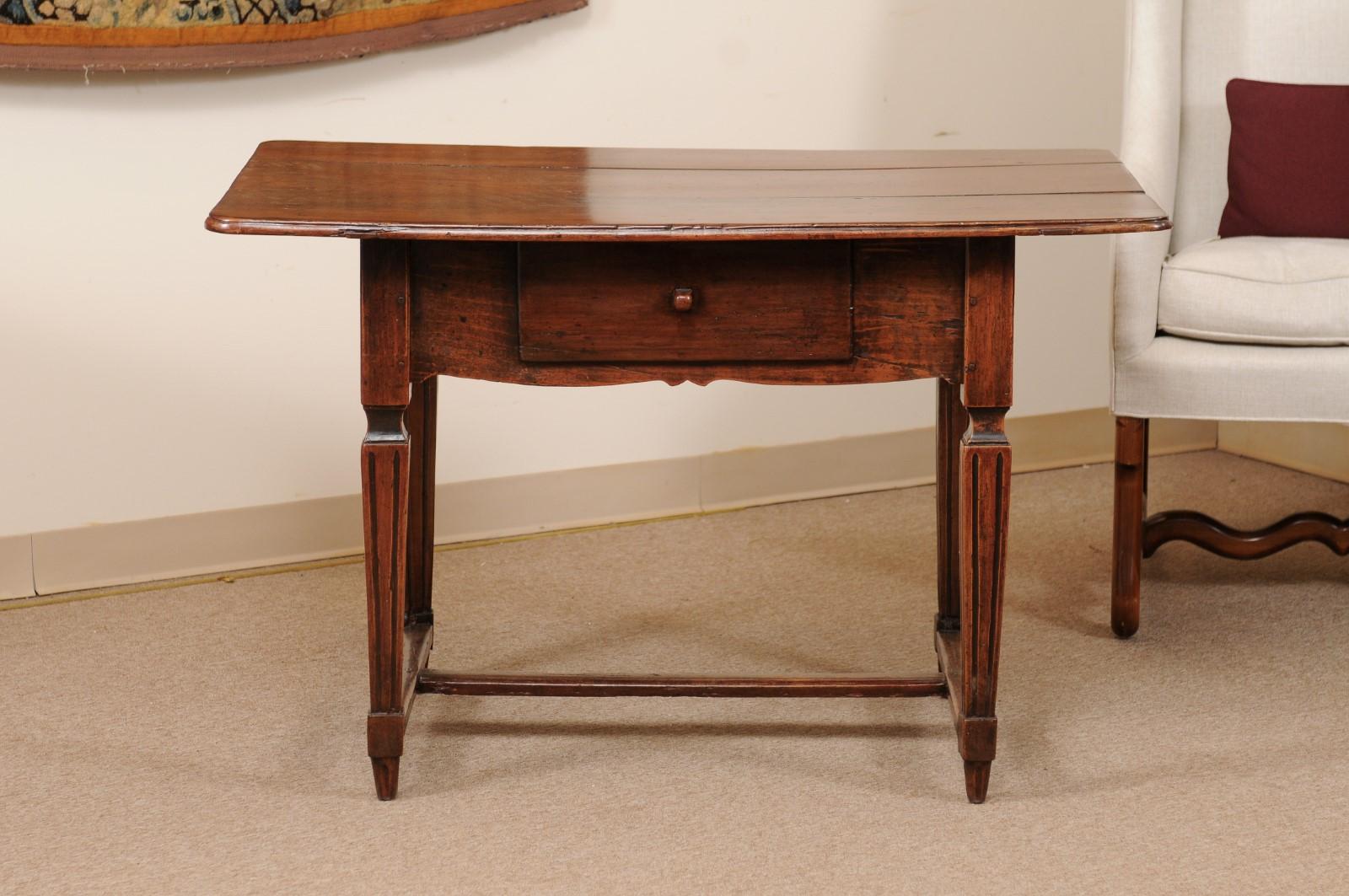 Late 18th Century French Walnut Writing Table/Work Table 11