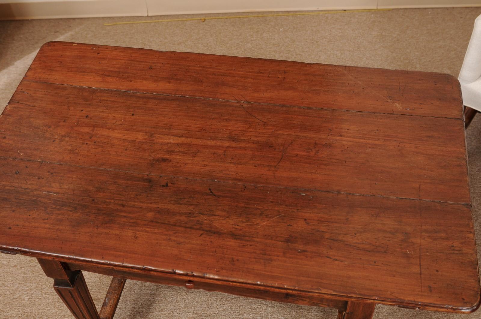 Late 18th Century French Walnut Writing Table/Work Table 3