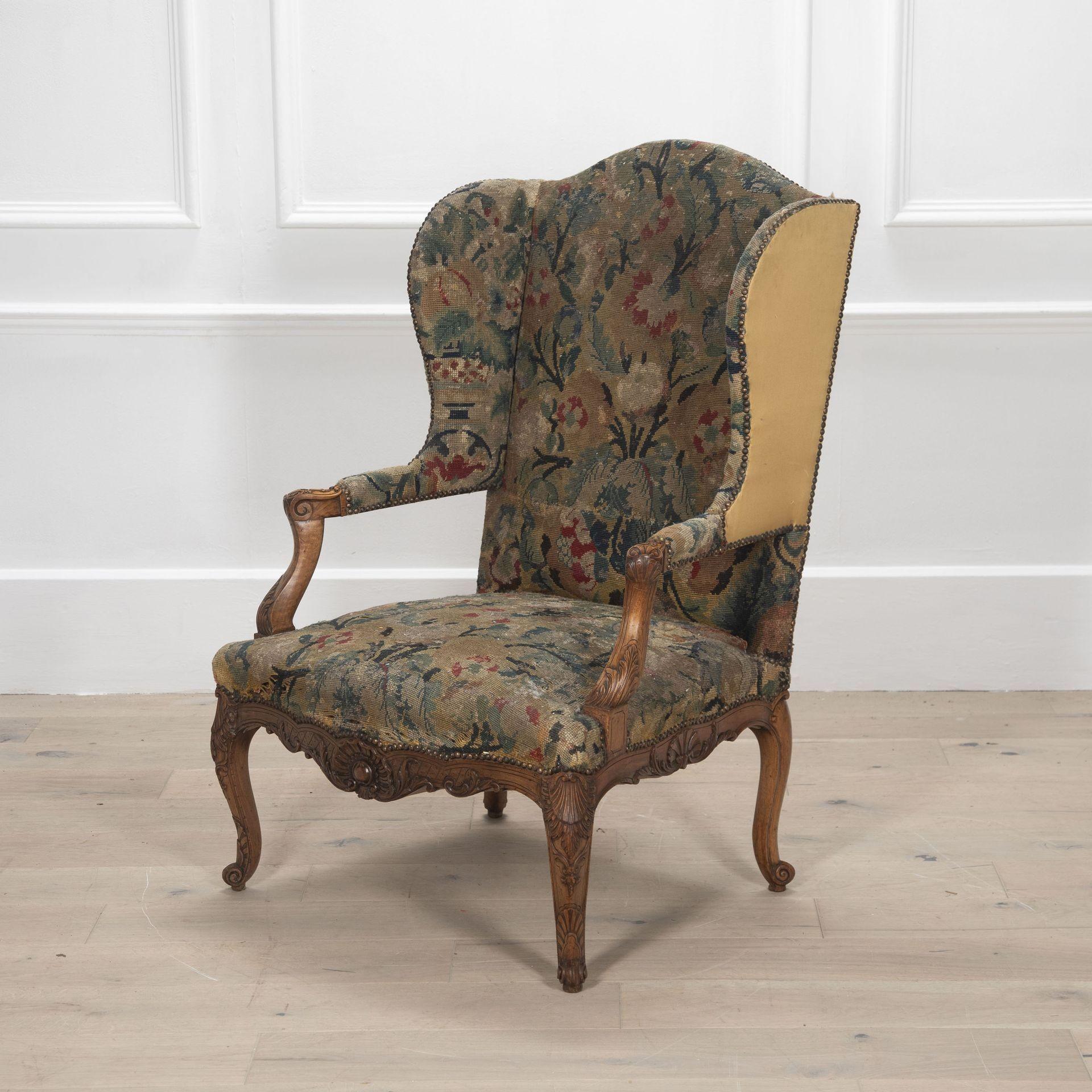 Late 18th Century French Wing Bergere In Good Condition For Sale In Gloucestershire, GB