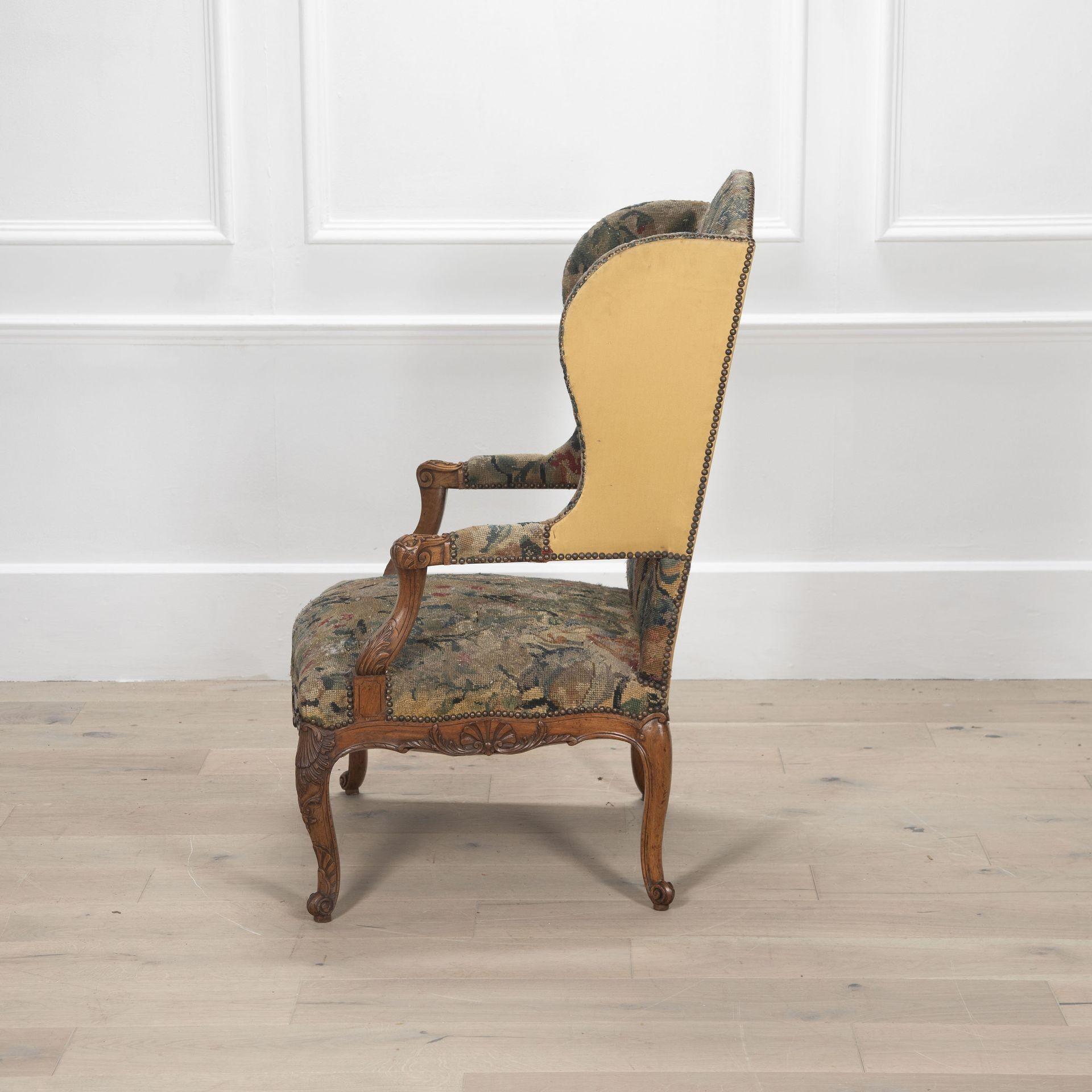 Late 18th Century French Wing Bergere For Sale 3