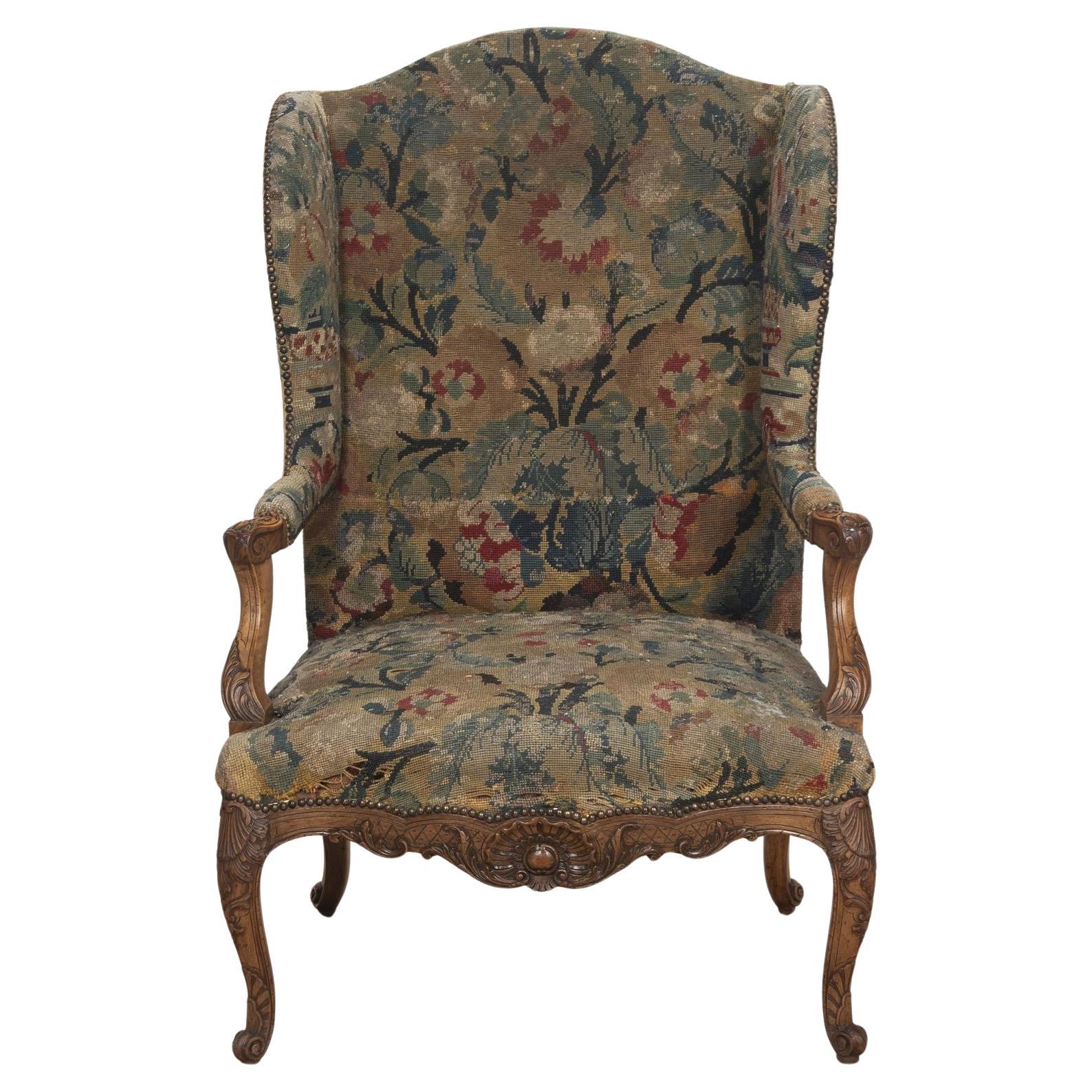 Late 18th Century French Wing Bergere