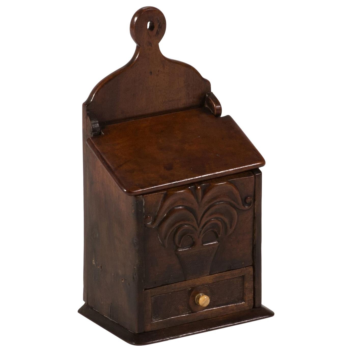 Late 18th Century Fruitwood Spice Box from England For Sale