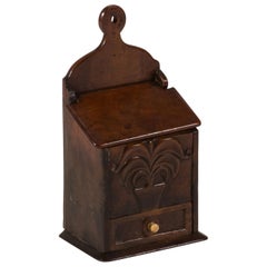 Antique Late 18th Century Fruitwood Spice Box from England