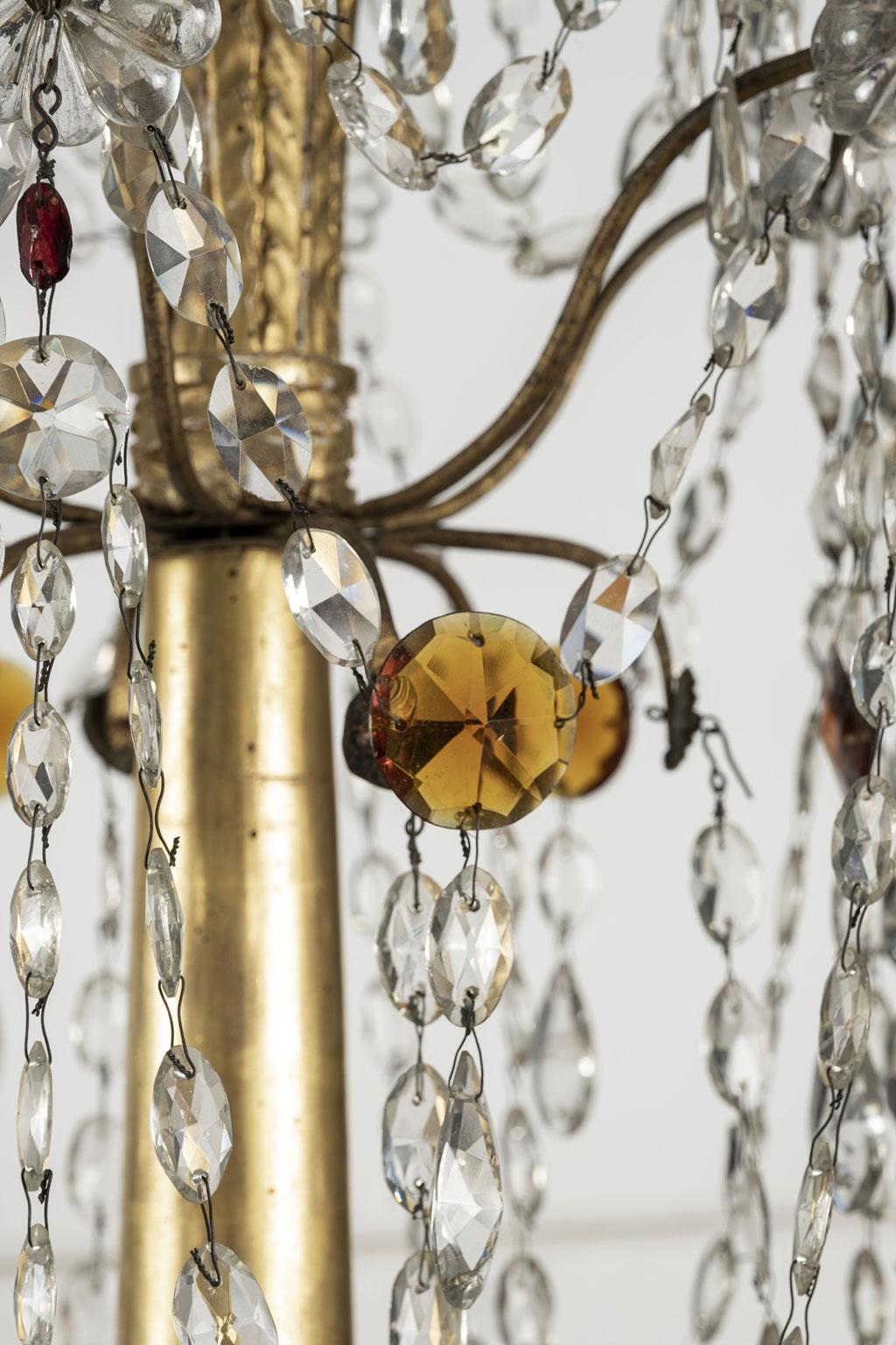 Late 18th Century Genoese Chandelier For Sale 5