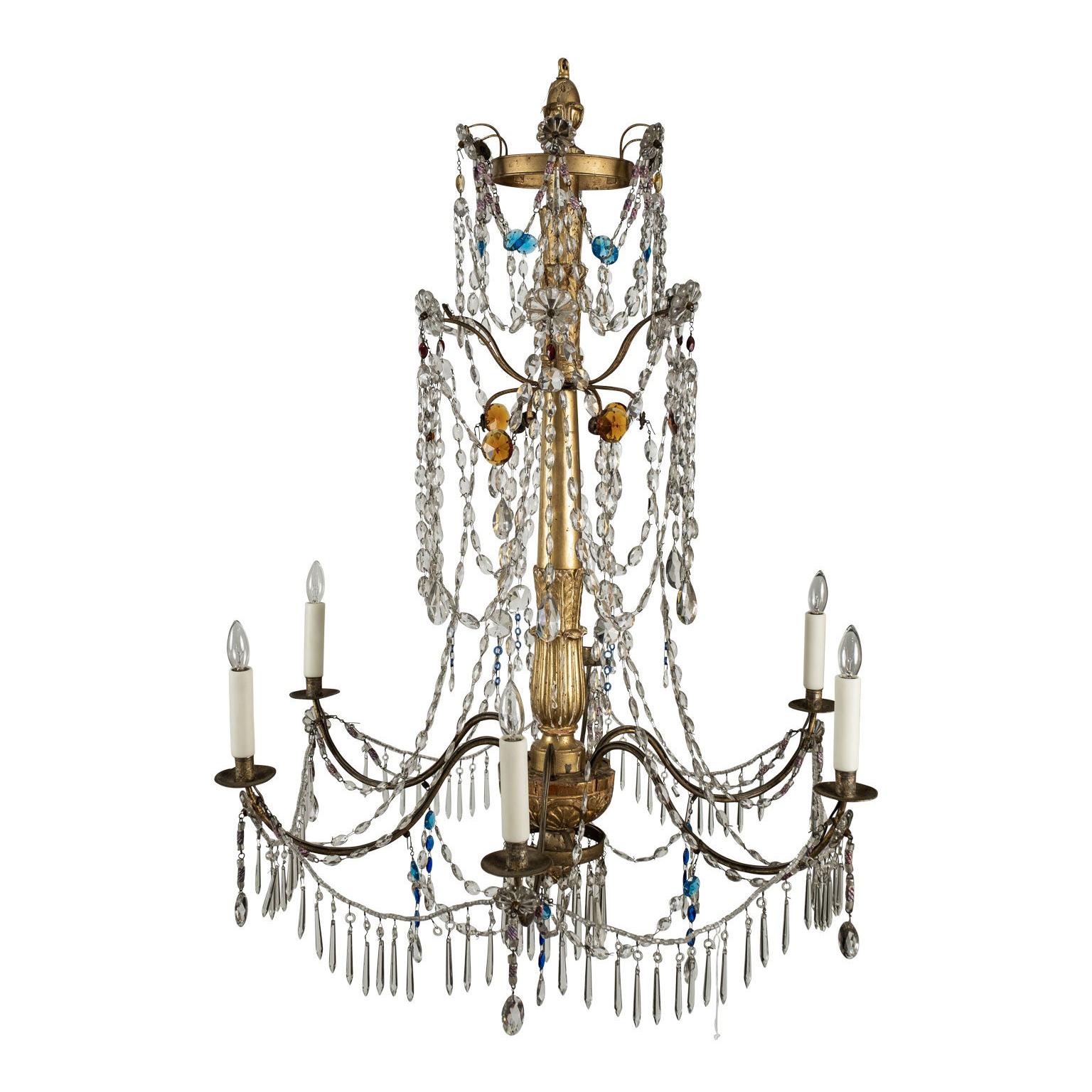 Late 18th Century Genoese Chandelier For Sale