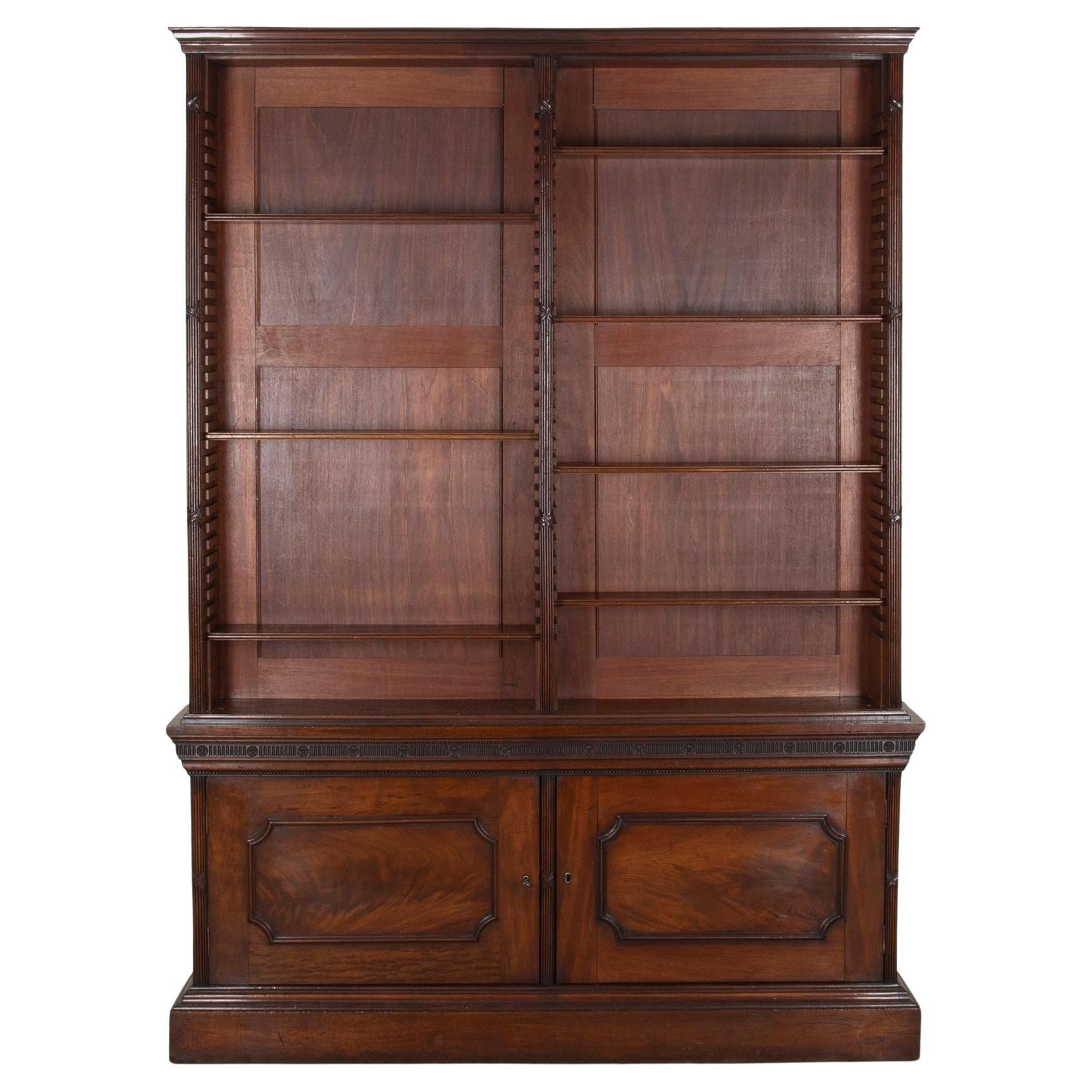 Late 18th Century George III Mahogany Bookcase