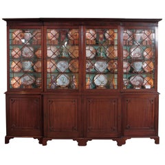 Late 18th Century George III Mahogany Breakfront