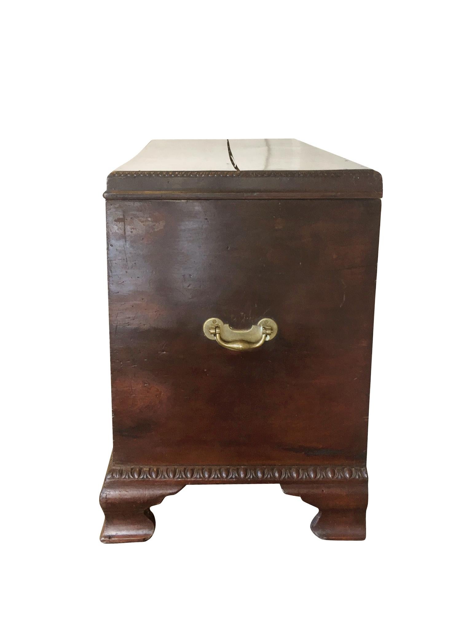 Late 18th Century George III Mahogany Chest For Sale 3