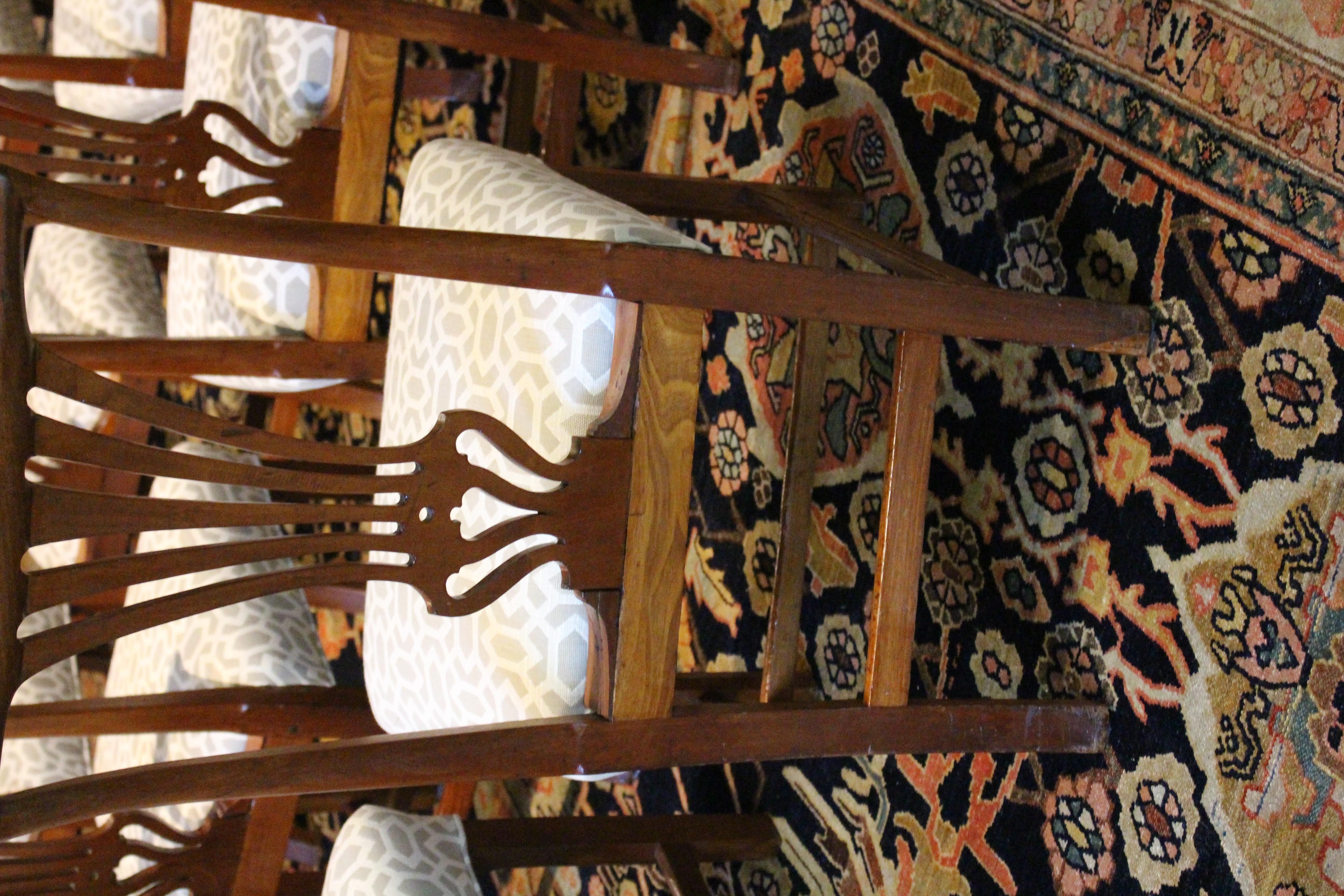 Late 18th Century George III Mahogany Dining Chairs, Set of 12 8