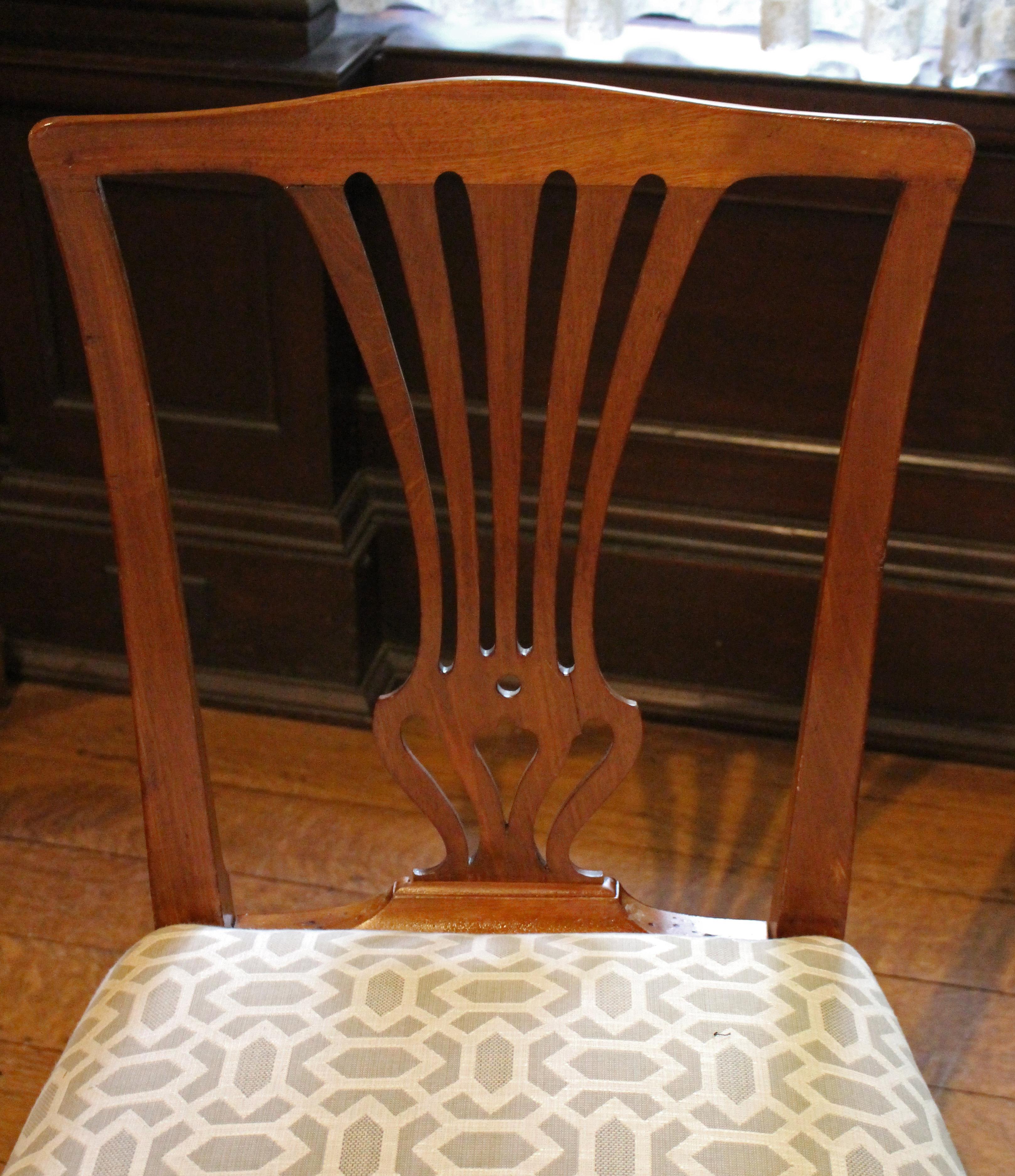 Late 18th Century George III Mahogany Dining Chairs, Set of 12 2