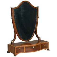 Late 18th Century George III Period Toilet Mirror