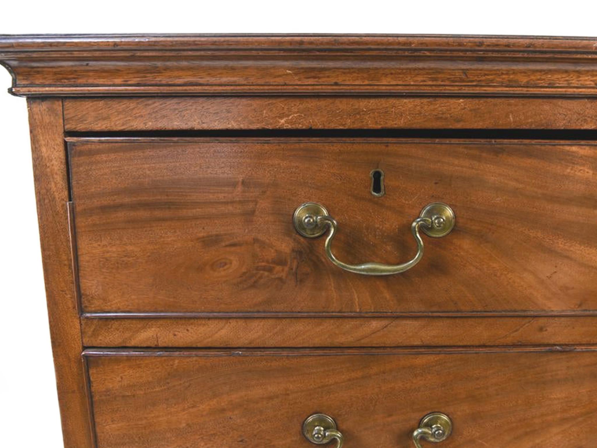Brass Late 18th Century Georgian Chest of Drawers