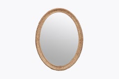 Late 18th Century Georgian Oval Giltwood Mirror