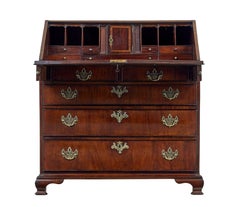 Late 18th century Georgian walnut bureau