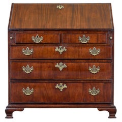 Late 18th century Georgian walnut bureau