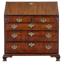 Late 18th century Georgian walnut bureau