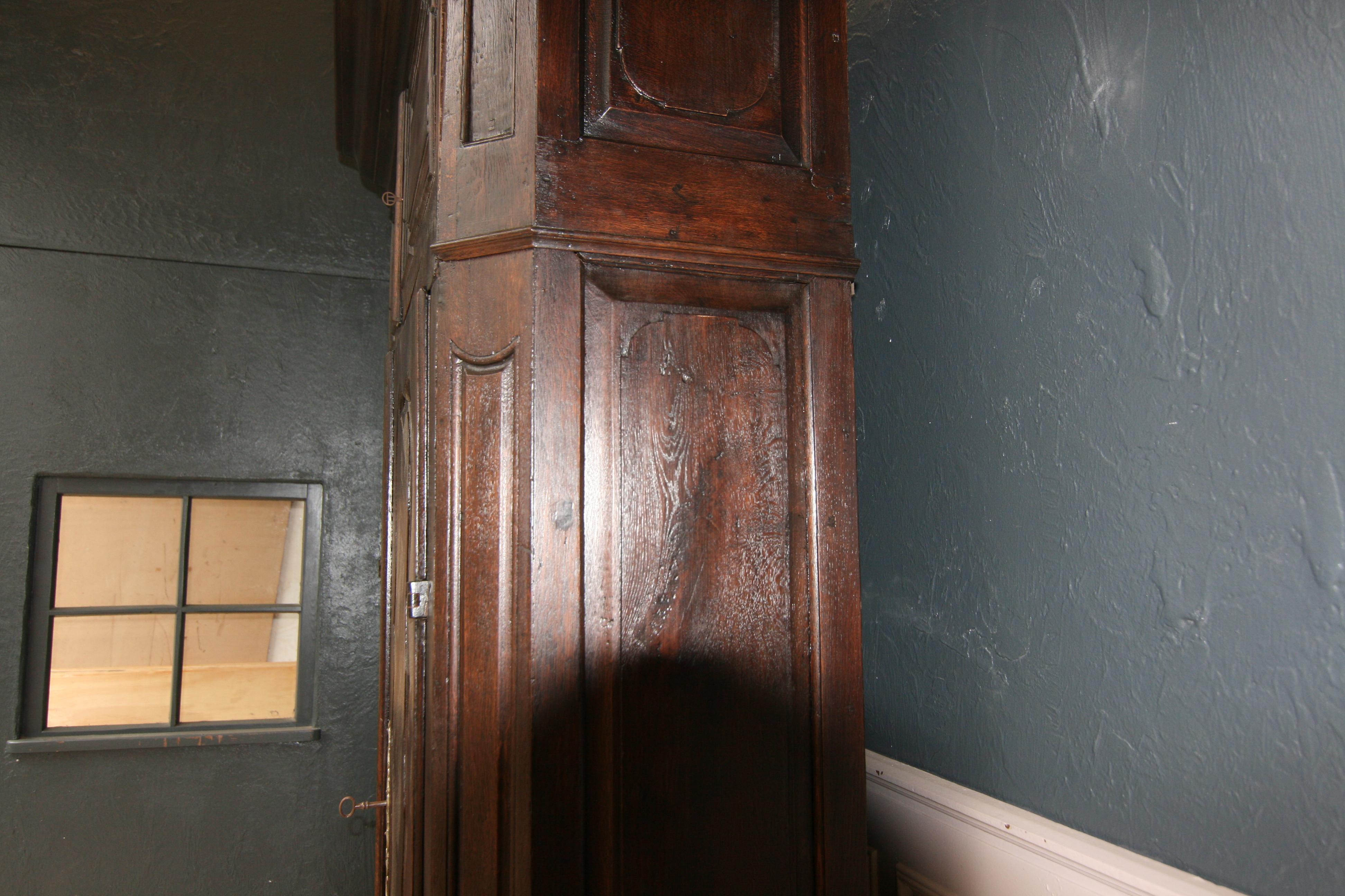 Late 18th Century German Monastery Cabinet Made of Oak For Sale 12
