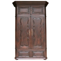 Late 18th Century German Monastery Cabinet Made of Oak
