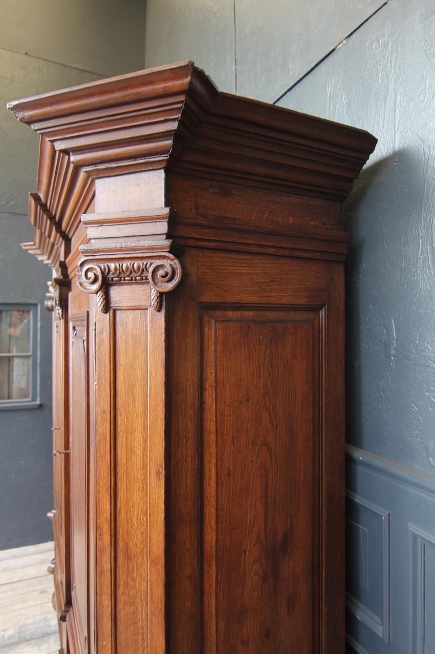 Late 18th Century German Oak Louis XVI Armoire For Sale 5