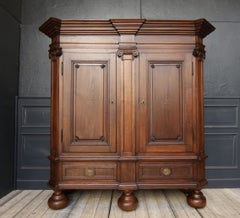 Late 18th Century German Oak Louis XVI Armoire