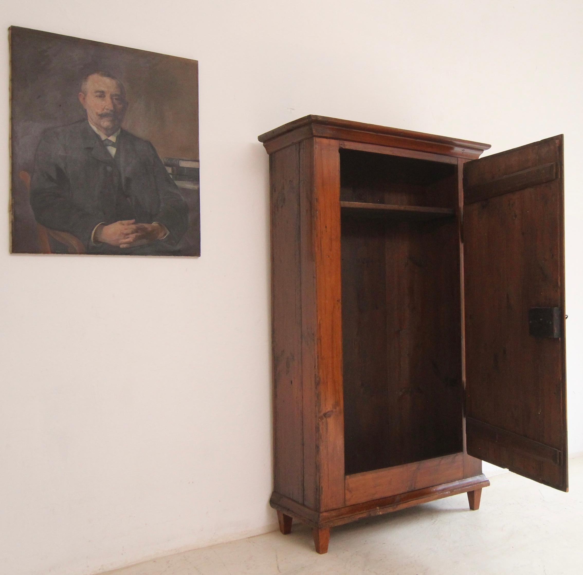 Late 18th Century German Provincial Pine Cupboard For Sale 10