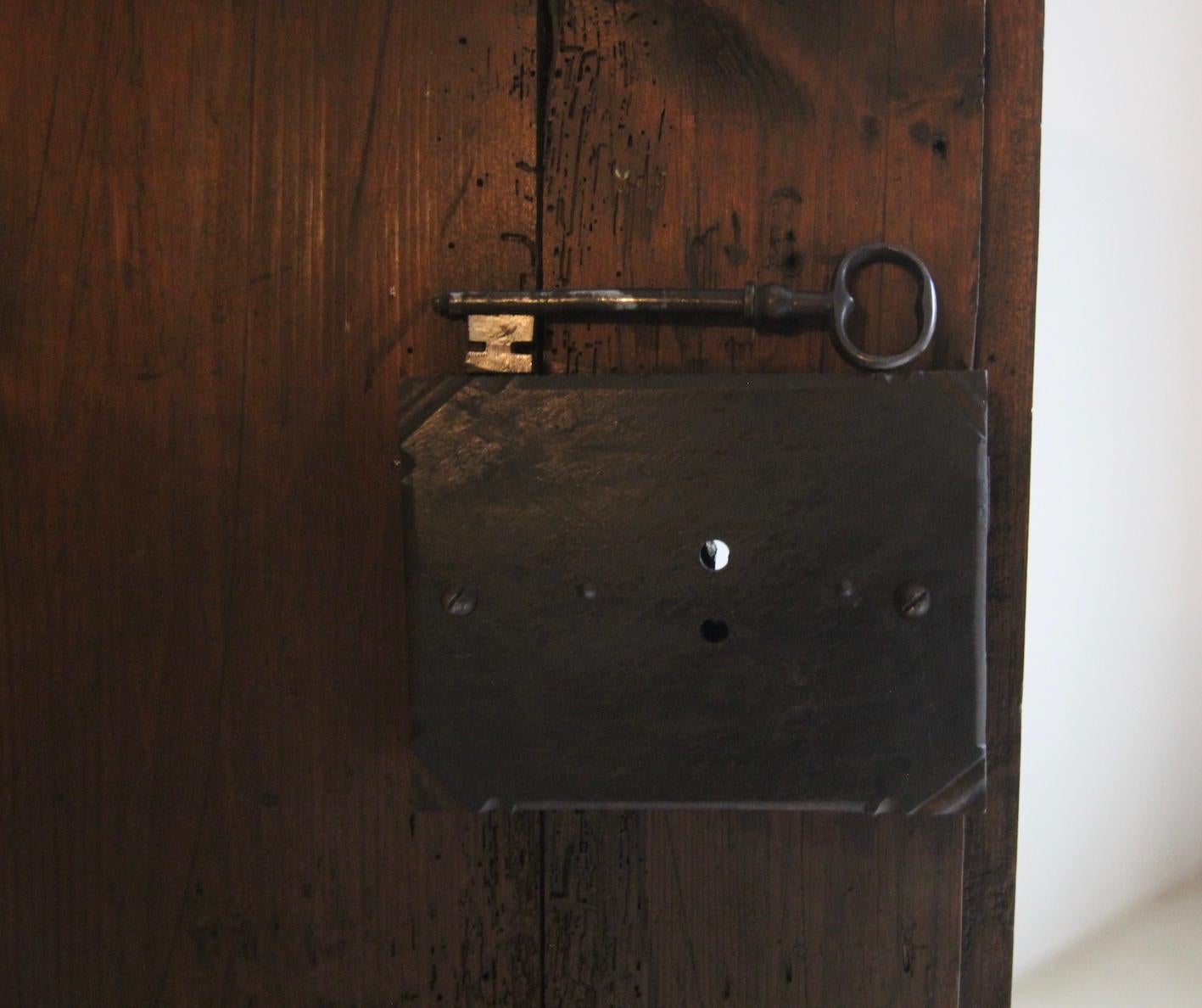 Late 18th Century German Provincial Pine Cupboard For Sale 15