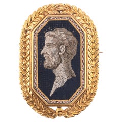 Late 18th Century Gold & Micromosaic Brooch/Pendant Attr. Giacomo Raffaelli